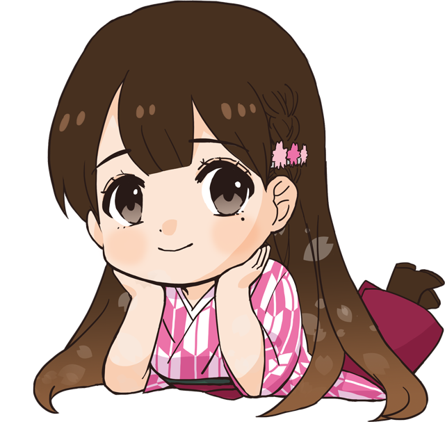 頬杖をつくSD櫻子ちゃん